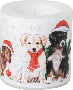 IHR Candle 3x3in - Dog-Mas