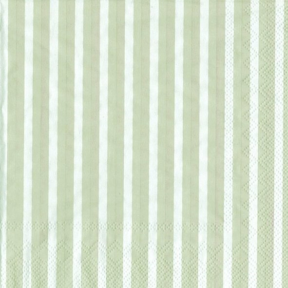Paper Luncheon Napkin Pack/20 - Stripes Again Linen