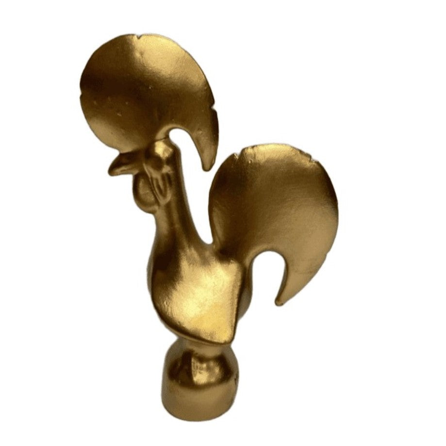 Fado Rooster - Clay - Metallic Gold