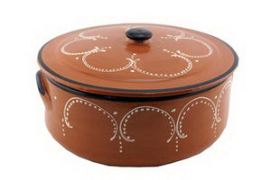Traditional Clay Casserole with Lid