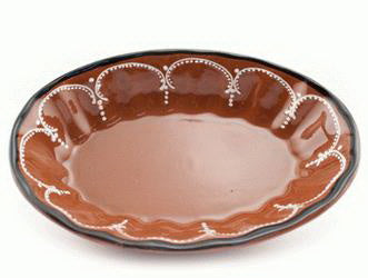 Traditional Clay Serving Bowl