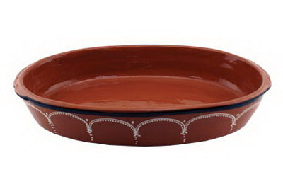 Traditional Clay Oval Baker