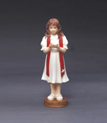 Confirmation Girl Porcelain Statue 6in