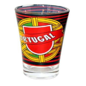 Portugal Shot Glass with Flag