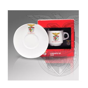 Ceramic Benfica Espresso Cup & Saucer