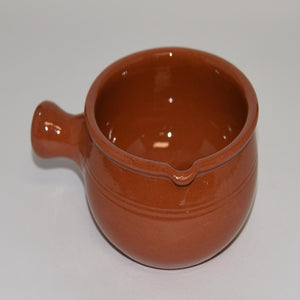 Traditional Clay Single Handle Bowl