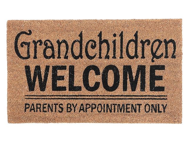Coir Door Mat - Grandchildren Welcome