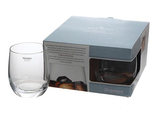 Godinger Shannon Crystal Double Old Fashion Glasses (Set of 4