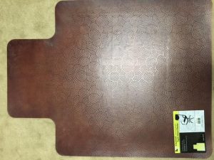 Office Chair Mat- Brown *PICK UP ONLY*