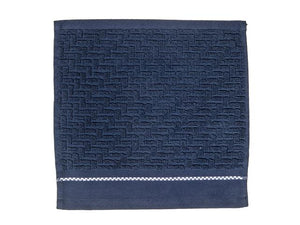 Luxury Stitch Towels - Navy Blue