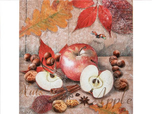 Paper Luncheon Napkin Pk/20 Nuts & Apples