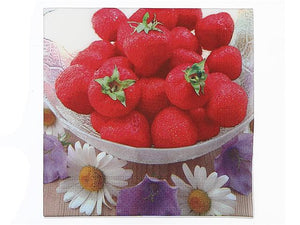 Paper Luncheon Napkin Pk/20 Strawberry Dish