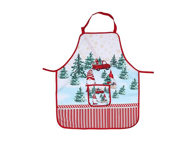 Apron with Pocket - Gnome Pulling Sled