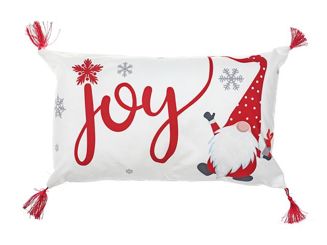 Pillow with Tassels - Joy and Gnome