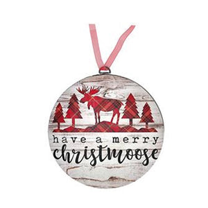 Round Metal Ornament (3 Styles Available)