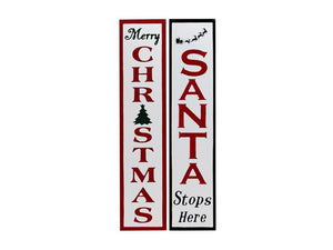 Metal Christmas Porch or Wall Sign