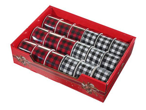 Buffalo Plaid Print Ribbon (2 Colours Available)