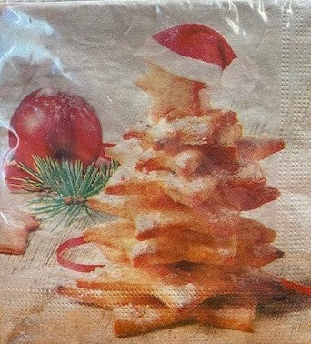 Paper Luncheon Napkin Pack/20 - Cookie Tree
