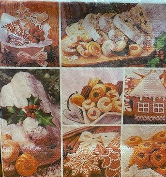 Paper Luncheon Napkin Pack/20 - Gingerbread