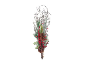 Dried Holiday Bundle with Pinecones and Eucalyptus