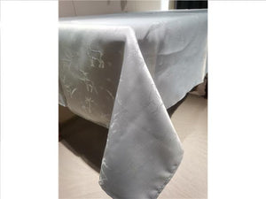 Lurex Tablecloth- Silver Reindeer (3 Sizes Available)