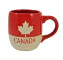 Stoneware Mug 18oz. - Canada & Maple Leaf Icon