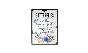 Butterfly Kisses Wall/Shelf Plaque