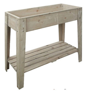 Wood Planter Box with Shelf *PICK UP ONLY*