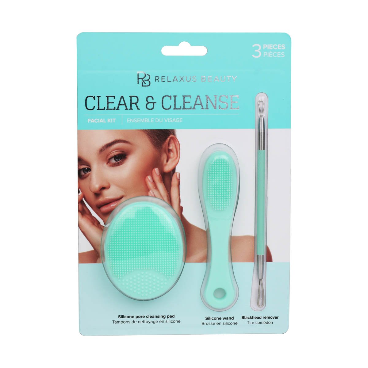 Clear & Cleanse Facial Kit (Set of 3)