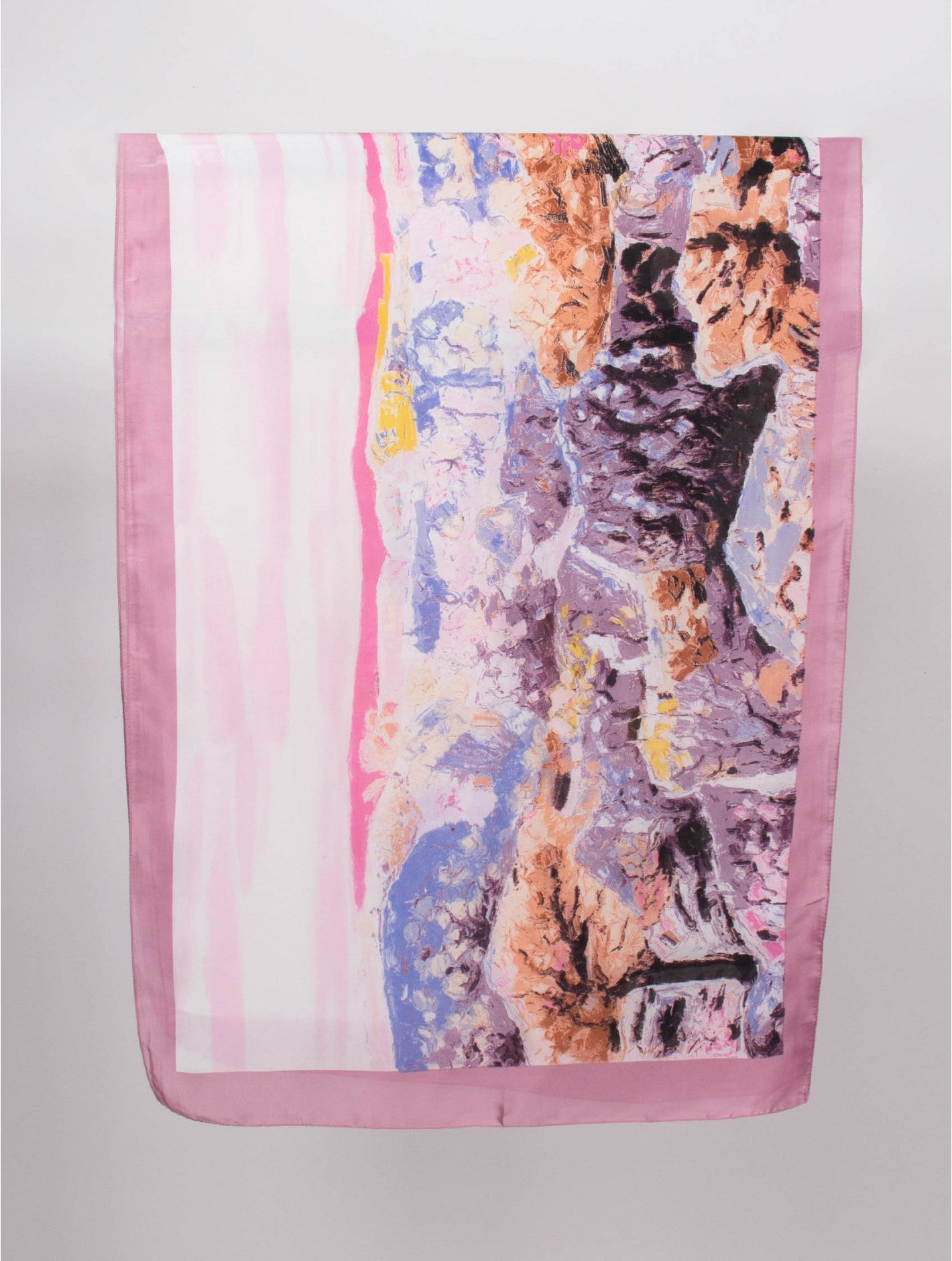 Oil Painting Silk Scarf