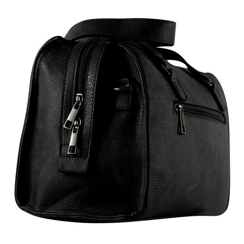 Black Handbag with Link Detailing