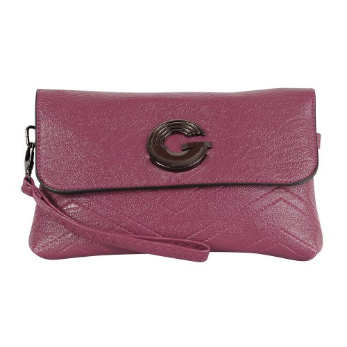 Pink Cross Body Bag With G Logo