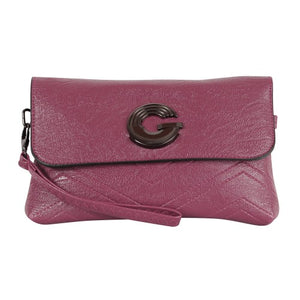 Pink Cross Body Bag With G Logo
