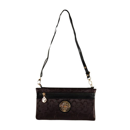 Black Crossbody Logo Bag